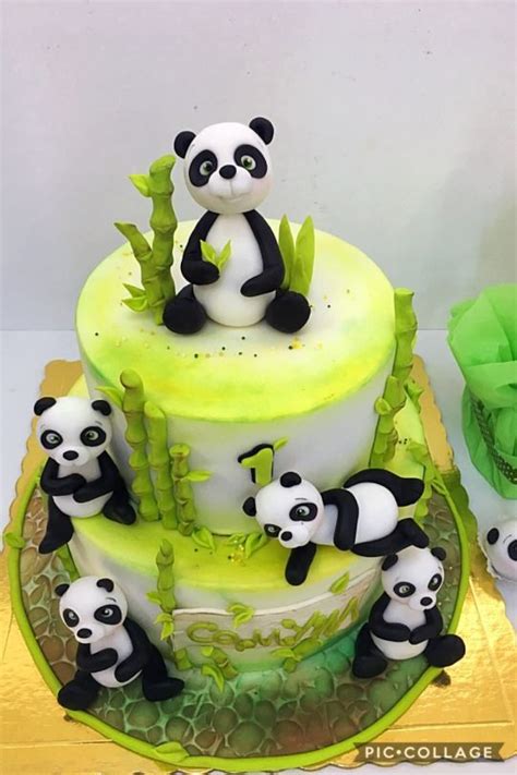 Sweet Panda Panda Bear Cake Bolo Panda Panda Cakes Bear Cakes Panda
