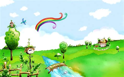 Gambar kartun pemandangan alam | Harian Nusantara