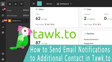 How To Send Email Notification To An Additional Contact In Tawk To