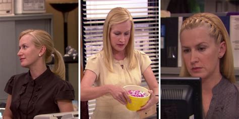 The Office Angelas Slow Transformation Over The Years In Pictures