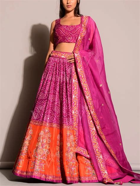 Bandhani Dress Lehnga Dress Dresss Silk Dress Maxi Dress Choli Designs Lehenga Designs