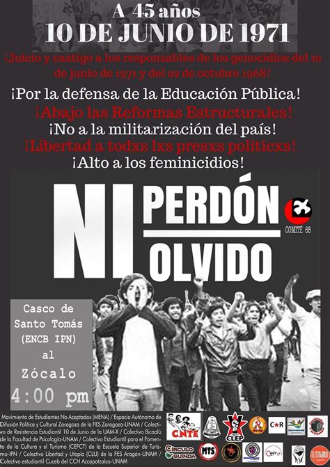 La fecha es recordada como el halconazo, pues enfrentaron otro tipo de represión encubierta. ALTERNATIVA ***: 45 ANIVERSARIO DEL CRIMEN DE ESTADO DEL 10 DE JUNIO DE 1971