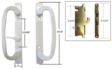 Sliding Glass Patio Door Handle Set Non Keyed A Position Mortise Type