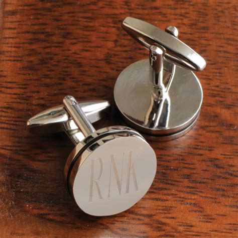 Personalized Pin Stripe Cufflinks Famous Favors