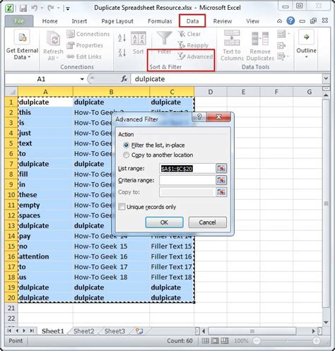 How To Remove Duplicate Rows In Excel