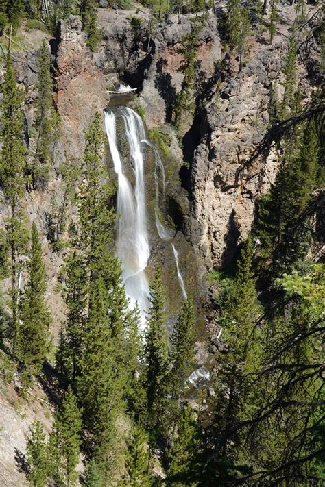 Crystal Falls Hidden Falls In Yellowstones Grand Canyon