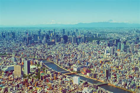 Tokyo View From Skytree By Alex Telfer Aerial View Tokyo Photo