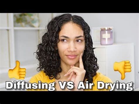 Diffusing Vs Air Drying Curly Hair Truly Yanely YouTube Dry Curly