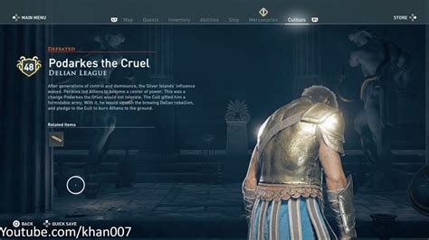 Assassins Creed Odyssey Trouble In Paradise Cult Member Killing