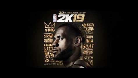 Nba 2k19 20th Anniversary Edition Cover Goes To Lebron James Nerd Much