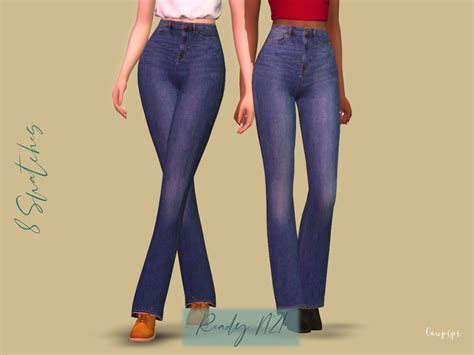 The Sims Resource High Waisted Jeans Mbt03 High Waist Jeans Sims