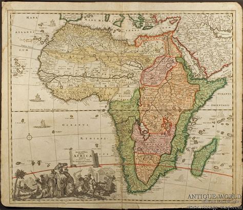 Old Time African Maps