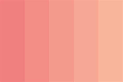 Coral quickly becoming one of the most popular wedding themes for summer wedding. Light coral Color Palette