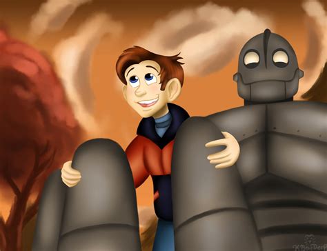 Hogarth And The Iron Giant By Kbthebearcat On Deviantart