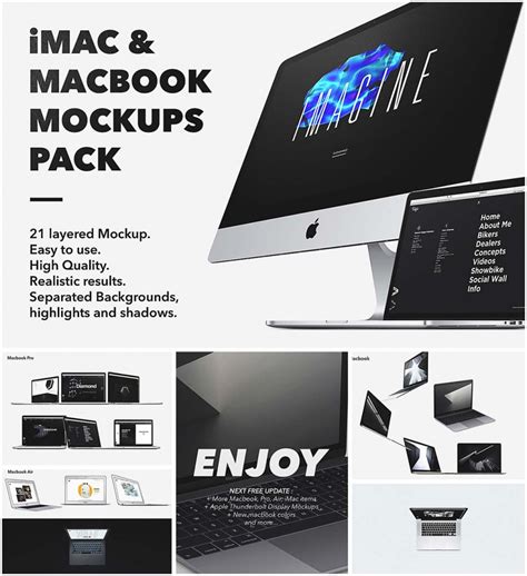 Download Macbook and imac mockup collection | Free download