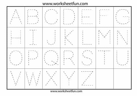 Letter Tracing - 7 Worksheets / FREE Printable Worksheets ...