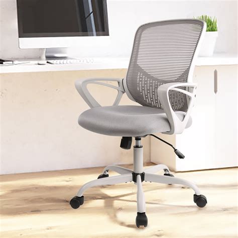 Yangming Mid Back Office Chair With Adjustable Raise Or Lower Desk