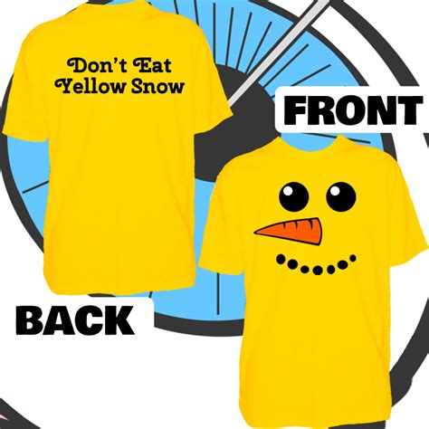 Mens Dont Eat Yellow Snow T Shirt