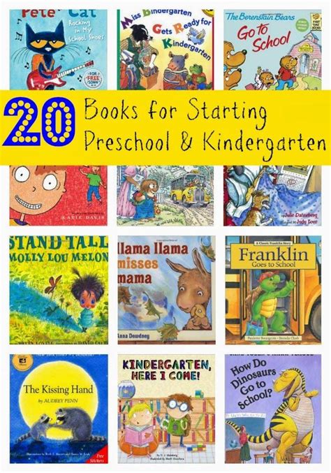 Printable list of 100 books to read before kindergarten. Back to School Tips & Books for a Successful School Year ...