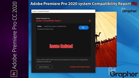 Adobe premiere pro cc 2020 lets you edit video faster than ever before. Adobe Premiere Pro 2020 system Compatibility Report Fix ...