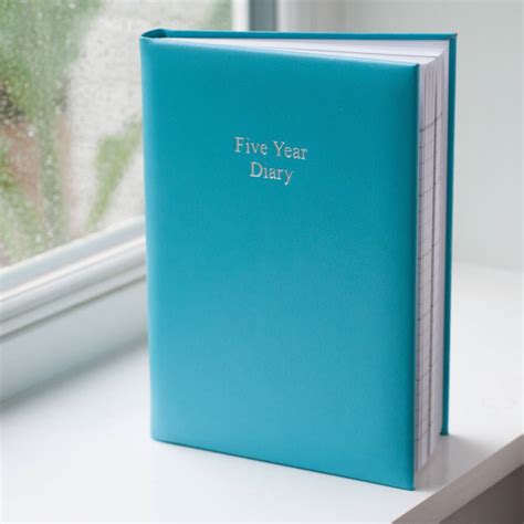 Leather Five Year Diary By Oh So Cherished