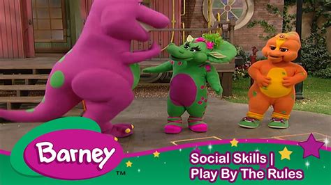 Barney Play By The Rules Social Skills Youtube