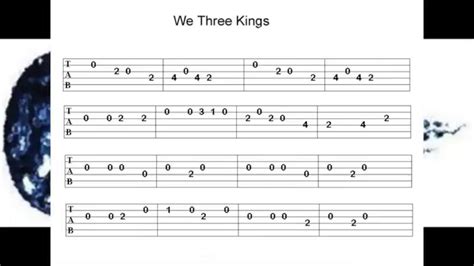 10 easy electric guitar songs (with tabs) for beginners. We Three Kings Christmas Tune Guitar Tab 140 bpm Video 60 ...