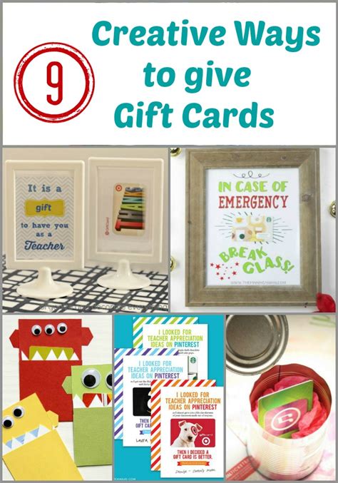 7 fun ways to give a gift card is all about making your christmas shopping easier! 9 Creative Ways to give Gift Cards - Organize and Decorate ...