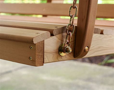 5 Red Cedar American Classic Porch Swing Etsy