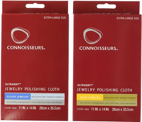 Connoisseurs Ultrasoft Gold And Silver Polishing Cloth Ebay