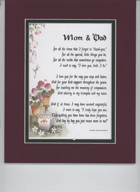 You can even get personalized with dad's initials for an extra special touch. heavenly anniversary poems | Special 30th Wedding ...