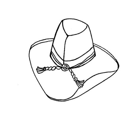 Cowboy Hat For Girls Coloring Pages Kids Play Color Coloring Pages