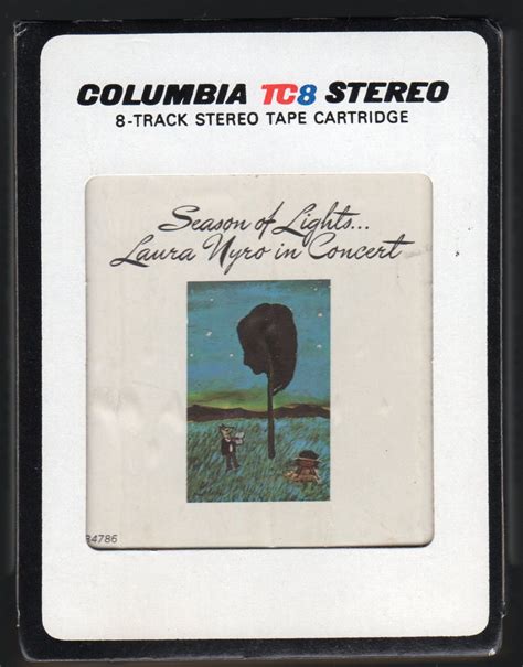 Laura Nyro Season Of Lights In Concert 1977 Cbs Ac1 8 Track Tape