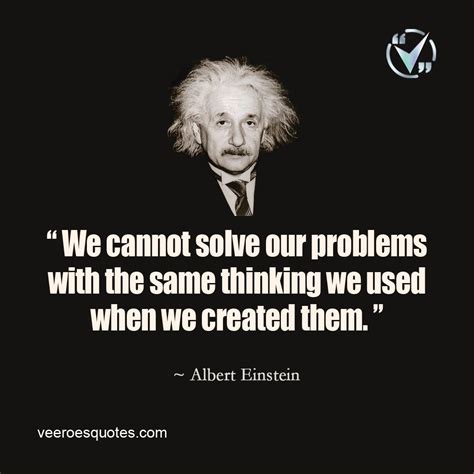 Albert Einstein Quote Problem Solving