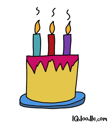 Birthday Cake Doodles Cake Doodle Royalty Free Vector Image