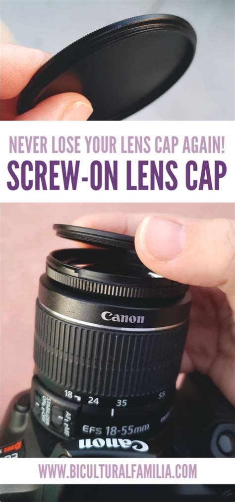 Screw-On Lens Cap– Never Lose Your Lens Cap Again! | Bicultural Familia