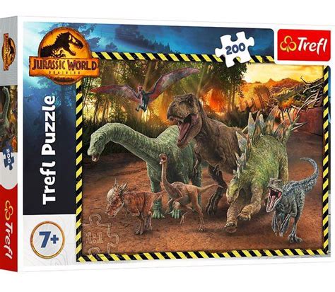 Puzzle Dinosaurier Aus Dem Jurassic Park 200 Teile Puzzle Maniade
