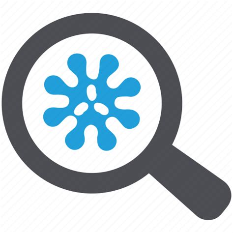 Bacteria, disease, find, infect, infection, search, virus icon