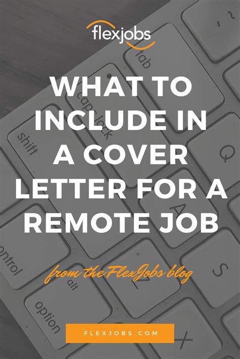 There are several components that go into a great cover letter. What to Include in a Cover Letter for a Remote Job ...