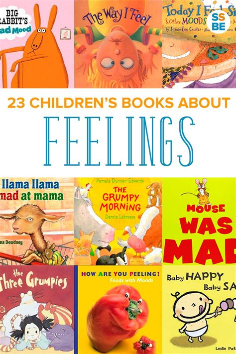 This post contains affiliate links. Children's Books about Feelings | Preschool books ...