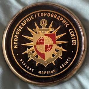 Defense Mapping Agency Hydrographic Topographic Center Coaster Ebay