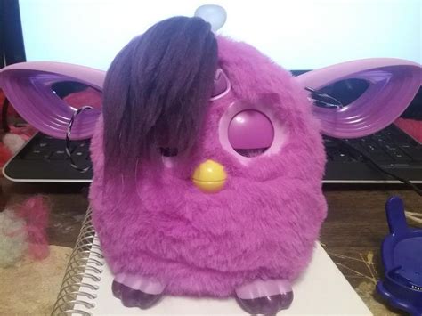 Pin By Vearea On Cursed Furbies Furby Emo Bangs Pink