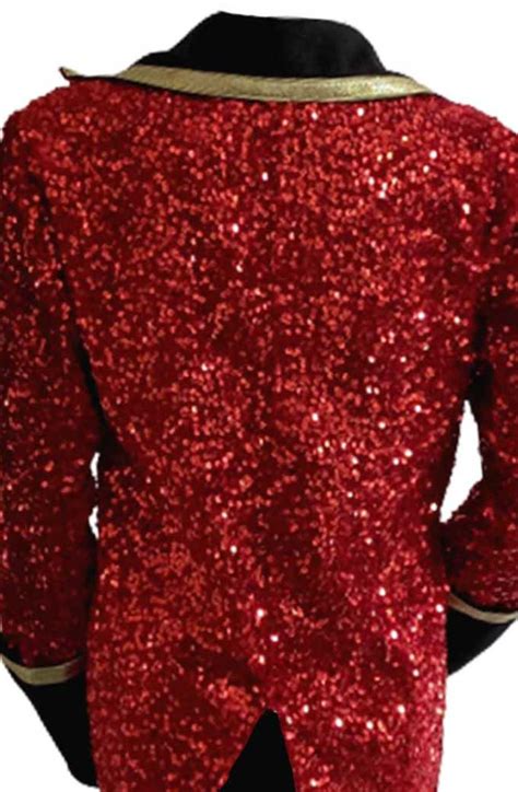 singer red tour taylor swift red sequin ringmaster coat