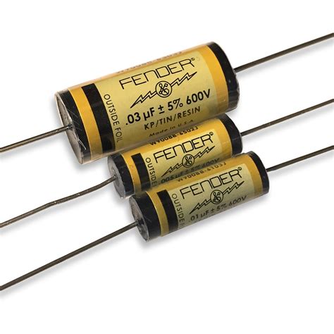 Fender Pure Vintage Yellow Amp Capacitor 05uf 600v Ktr Bax Music