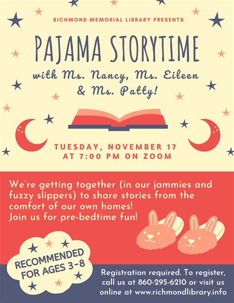 Pajama Storytime Richmond Memorial Library