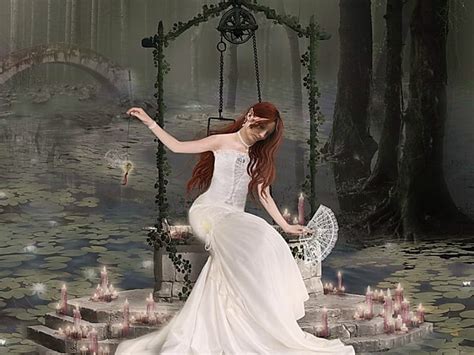Fantasy Girl Forests Fantasy Swing Woman Hd Wallpaper Peakpx