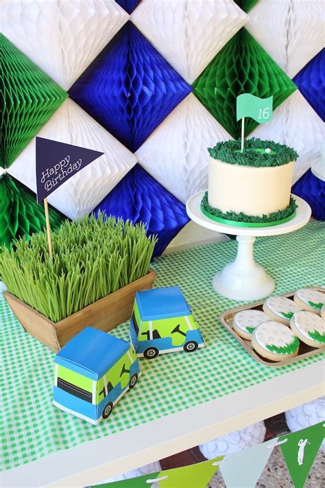 There's no need to go overboard. Kara's Party Ideas Preppy Golf Birthday Party | Kara's ...