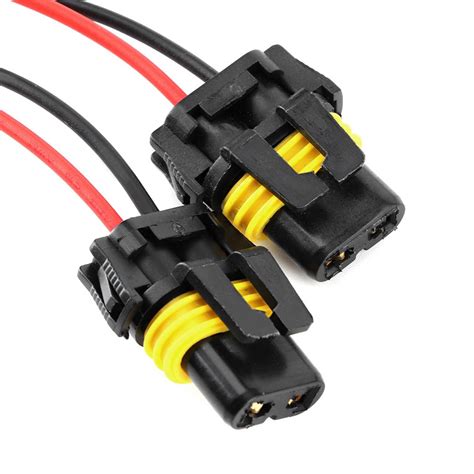 Headlight Retrofit Headlights Splitter Wires 2pcs For Automobile