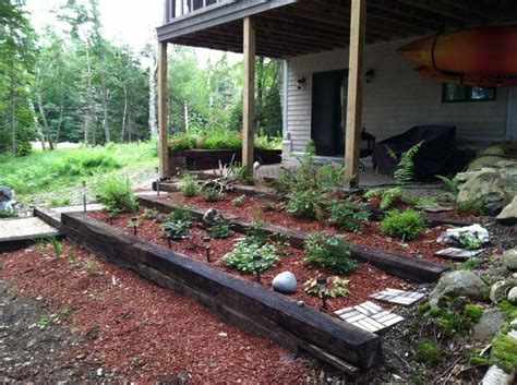 Best railroad ties landscaping ideas pinterest. Gardens nyc affinia hotel, landscaping supplies oxenford ...