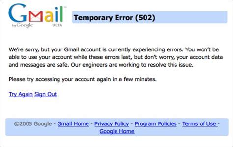 I posted about htis earlier and im having the same exact problem, i cant access any of my gmail accounts and at first i got numberic code 21 and now im getting a 5 ,, and i did allll the torubleshooting and nothing,, no response from google either. Gmail Down Crash Affects Millions · Guardian Liberty Voice